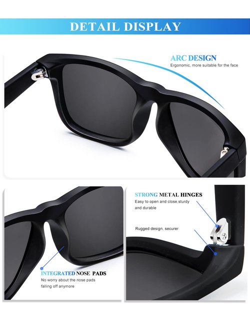 KALIYADI Matte Black Sunglasses