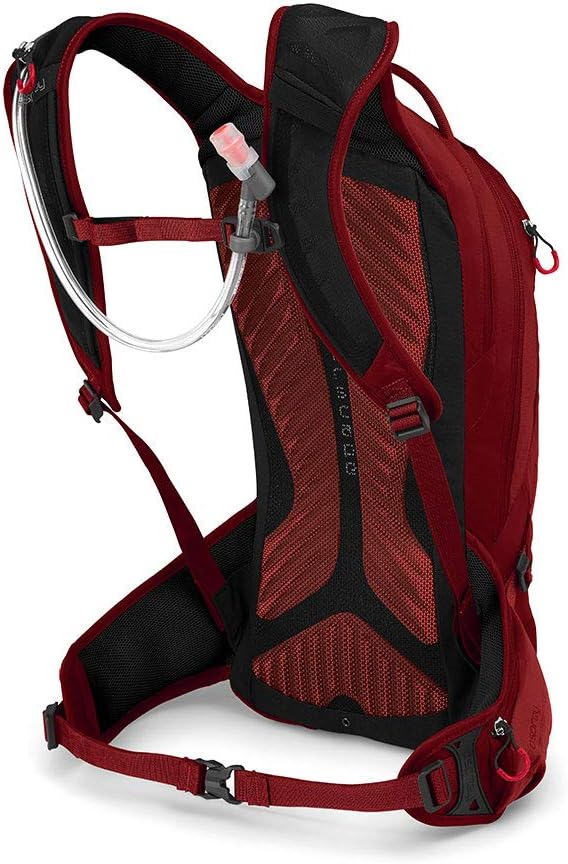 Osprey Raptor 10 Men's Bike Hydration Backpack, Wildfire Red