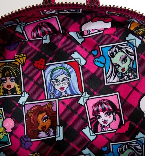 Loungefly Monster High Coffin Locker Figural Mini Backpack