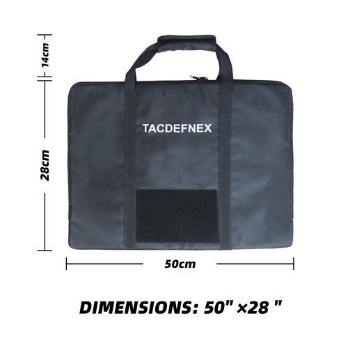 Tacdefnex Target Carry Case, Target Bags for 12 * 18'' Targets and Accessory Pouch for Shooting Range Convenient Carrying