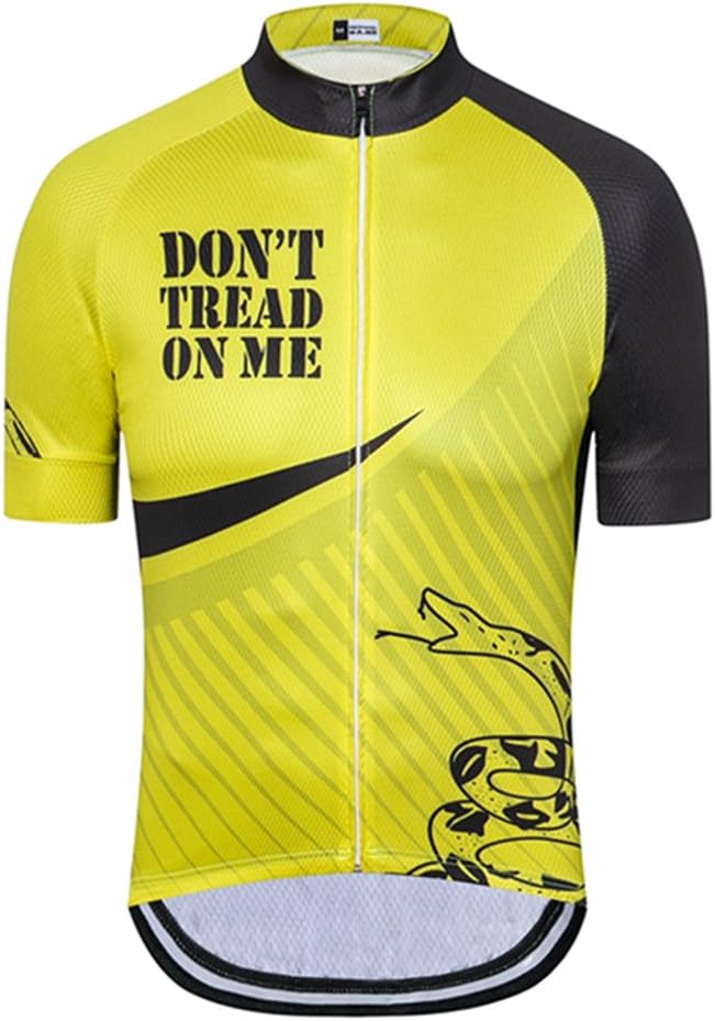 Weimostar Men's USA Cycling Jersey Short Sleeve Biking Shirts Breathable with Pockets