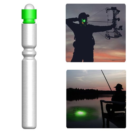 CosiComu Fishing Bobber Lights,Night Fishing Float Lights,Fishing Glow Sticks,Lighted Nocks for Arrows 6-Pack