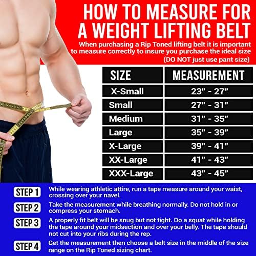 Rip Toned Lever Belt with Bonus Lifting Straps - 4" Leather Weight Lifting & Powerlifting Back Support - 10mm Belt for Strength Training, Xfit, Bodybuilding, MMA