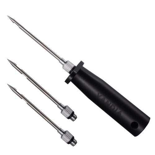 YANDIA Fish Venting Tool ABS Handle(Two Spare Replaceable Stainless Steel Needles)