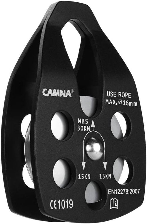 30kN Climbing Pulley with Ball Bearing for Rock Climbing Arborist