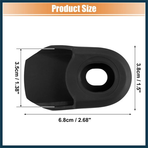 TUCKBOLD 2pcs Soft Plastic Bicycle Cycling Crank Boot Protectors Mountain Bike Gel Sleeve Crank Arm Cover Protection Black Automotive Parts