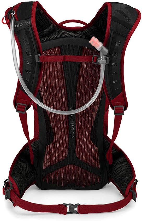 Osprey Raptor 10 Men's Bike Hydration Backpack, Wildfire Red