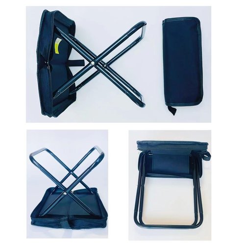 Hexinfil Mini Portable Chair,Collapsible Seat,Ultralight Folding Camping Stool,Foldable Stools Adults.