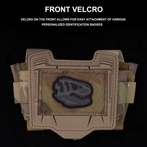 Tactical Helmet Battery Pouch Counterweight Pouch Helmet Battery Pack Balance Weight Bag with Hook&Loop