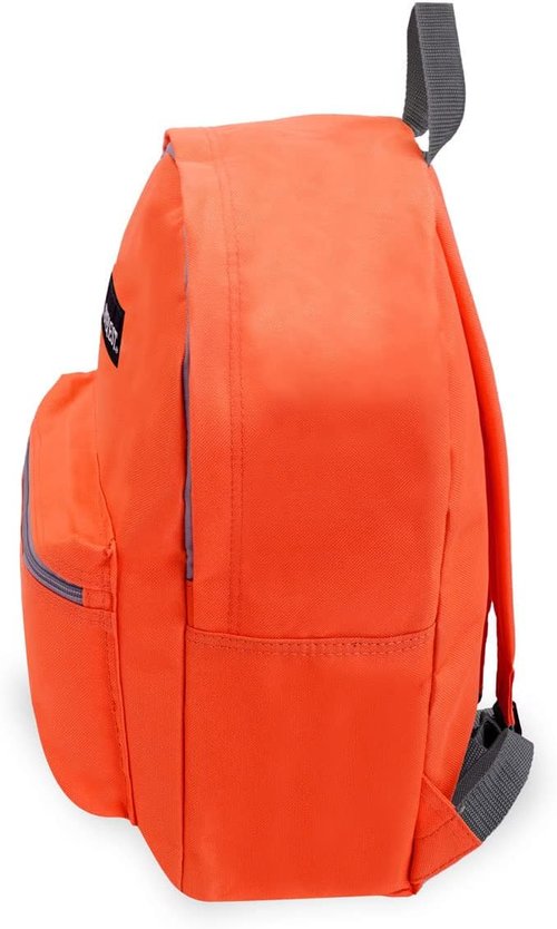 Everest Basic Backpack, Tangerine, One Size