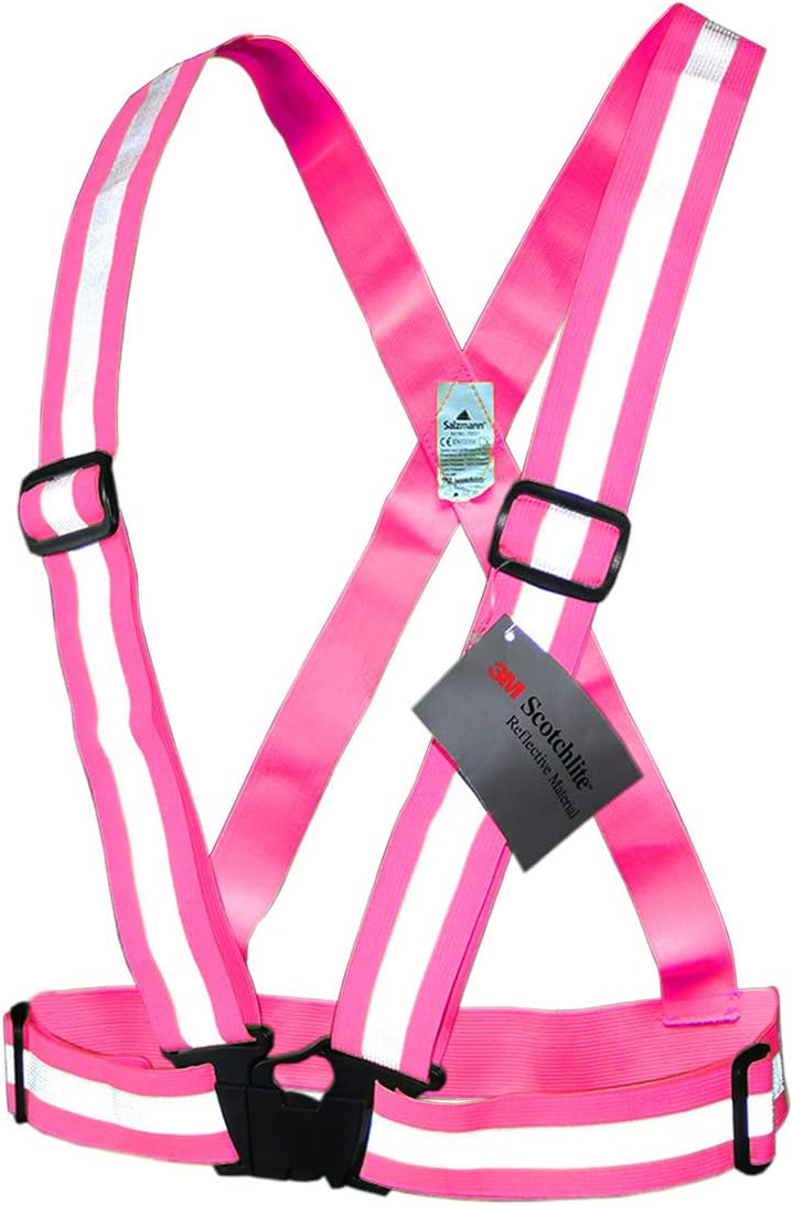 Salzmann Reflective Cross Belt Vest for Children | Highly Reflective with Adjustable Straps | Made with 3M Scotchlite