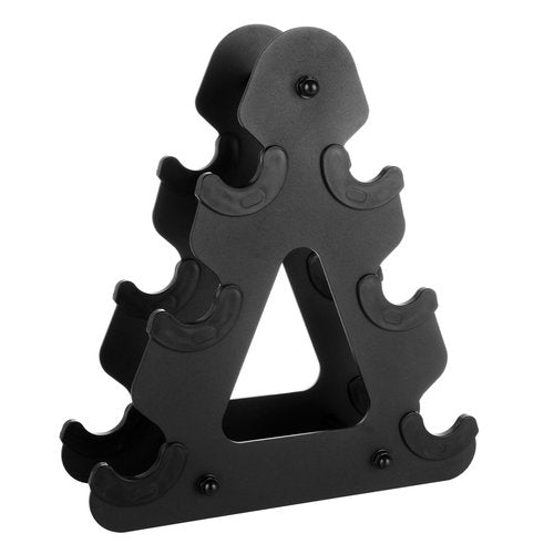 YOUNTHYE Small Dumbbell Rack 3 Tire Dumbbell Storage Rack Weight Stand for Dumbbells Black Dumbbell Rack Stand Only Heavy Duty Strength Training Dumbbell Racks, Max Load 35 lbs