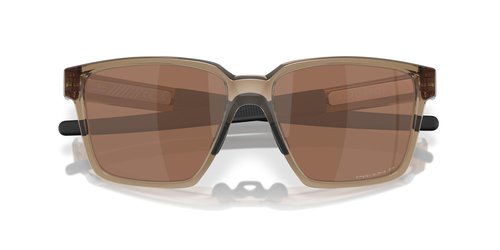 Oakley OO9430 Actuator Square Rectangular Sunglasses, Brown Smoke/Prizm Tungsten Polarized, 57 mm