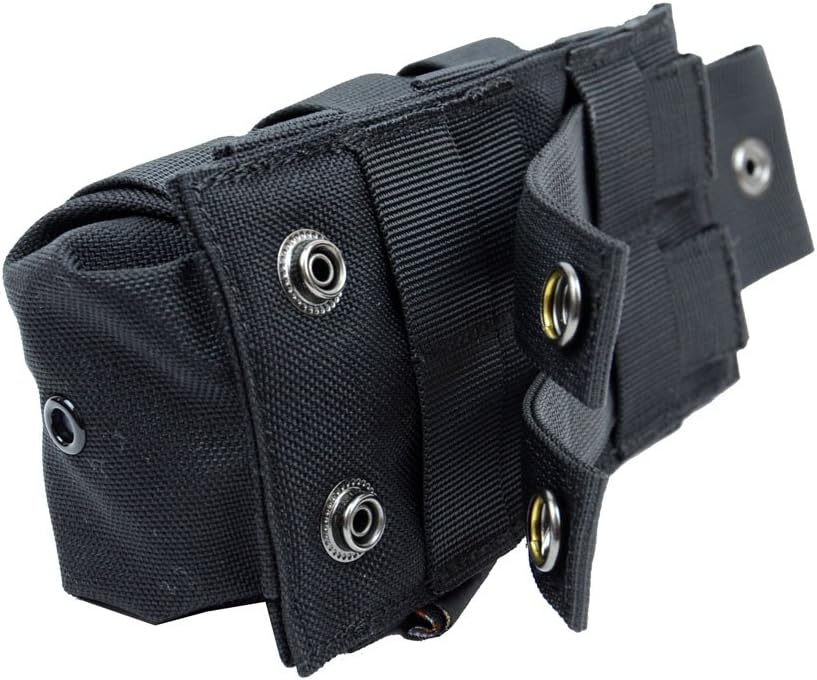 Tactical Radio Pouch - 1000D Tactical Molle Two Way Radios Holder Case for Walkie Talkies