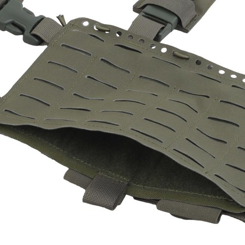 WoSporT Tactical Chest Pack,Placard Split Front Chest Rig MOLLE System Magazine Pouch