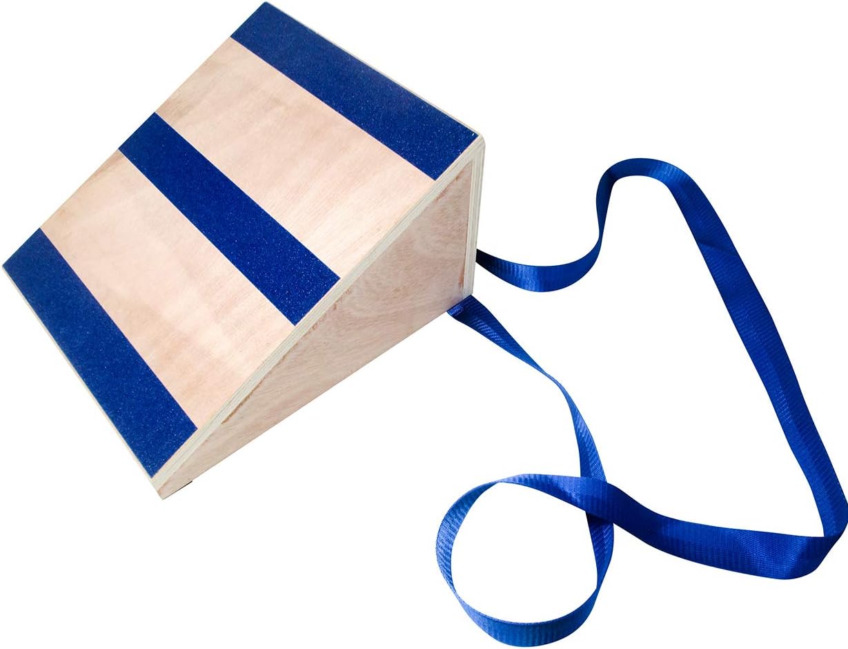 Trademark Innovations Calf Board Wedge Incline Slant Board Stretcher with Strap