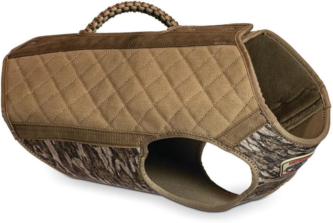 Rig'Em Right Waterfowl Bloodline Elite Dog Vest for Duck Hunting with Ultra Comfortable 3mm Neoprene 3-Layer Construction, Flotation Foam, Heavy-Duty Canvas, and More (Optifade Marsh, L)