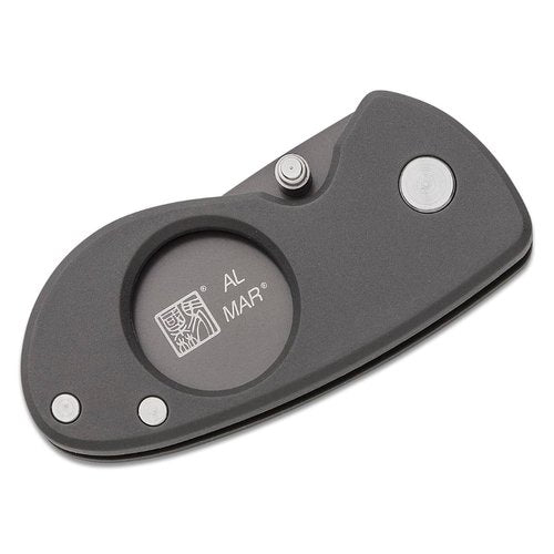 Al Mar Knives - Havana Clipper D2/POM DK Charcoal Gray Handle C