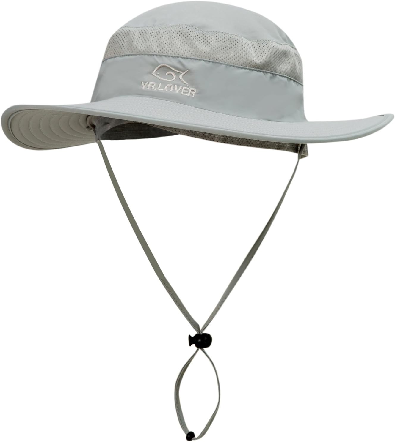 YR.Lover Outdoor UV Sun Protection Wide Brim Fishing Cap with Removable Flap