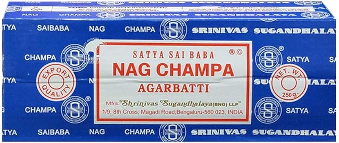 Satya Nag Champa 250 gram Incense Sticks for Positivity, Meditation, Relaxation, Yoga, Healing by Giftbrit