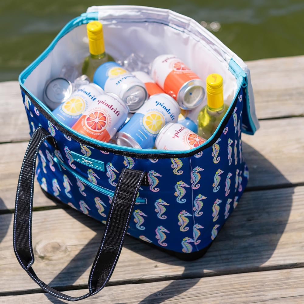 SCOUT The Stiff One - Large, Soft, Lightweight, Insulated Cooler with Hard Bottom, Beach, Family, Travel, Picnic Cooler