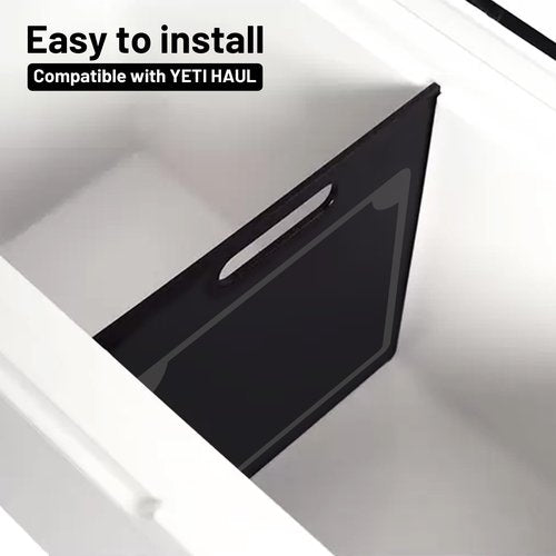 Omoojee Haul Size Cooler Divider and Cutting Board, Compatible with Yeti HAUL Cooler, with Improved Juice Drip Groove