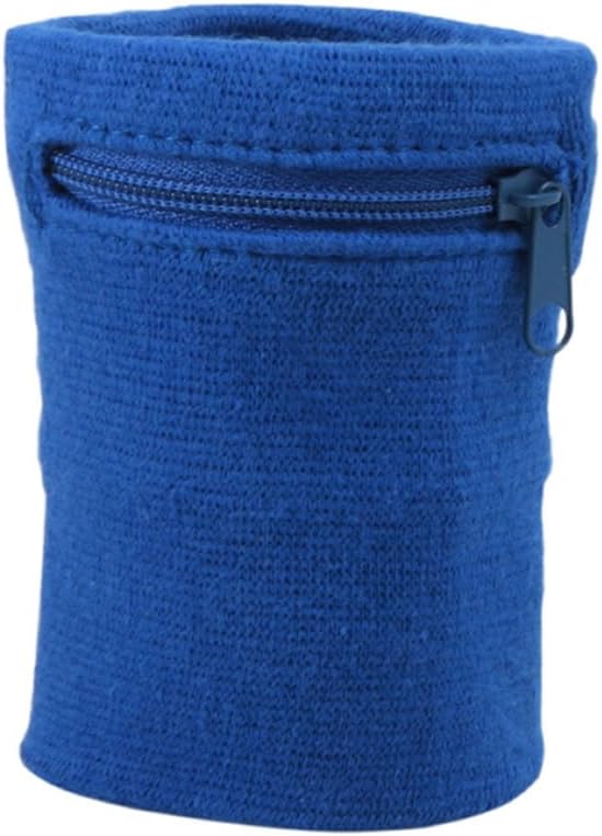 Zipper Wrist Pouch Sweatband Wallet - Securely Store Keys, ID, Cards & Cash