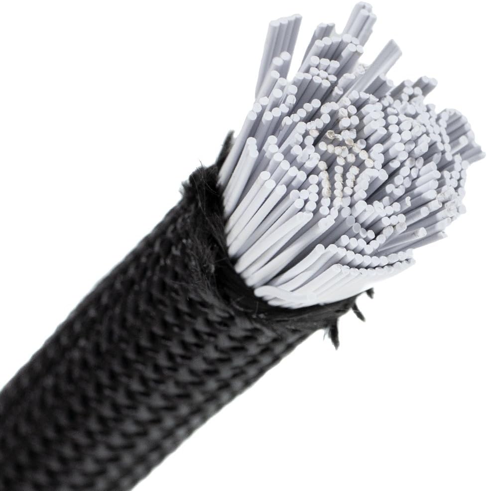 Paracord Planet Black Diamond Weave Shock Cord - Available in 1/8, 3/16, 1/4, 3/8, 1/2, and 3/4-inch Diameters - Various Lengths