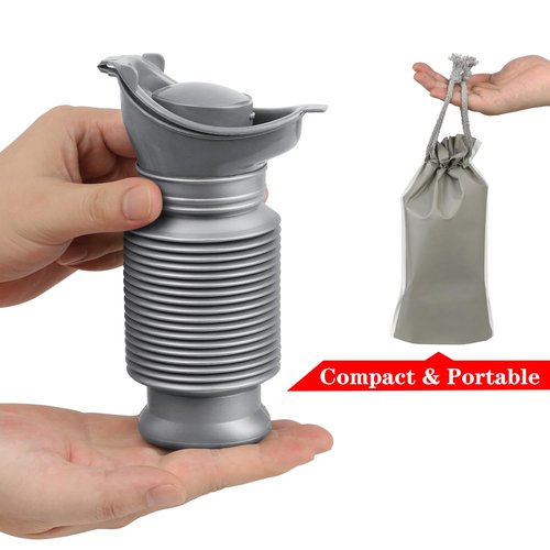 Pee Bottles For Men,Collapsible Urine Bottle With Disposable Replacement Bags,Car Pee Bottle For Men And Women,750ml,Leakproof,2-Piece Set Emergency Urinal For Road Trips,Traffic Jams And Camping