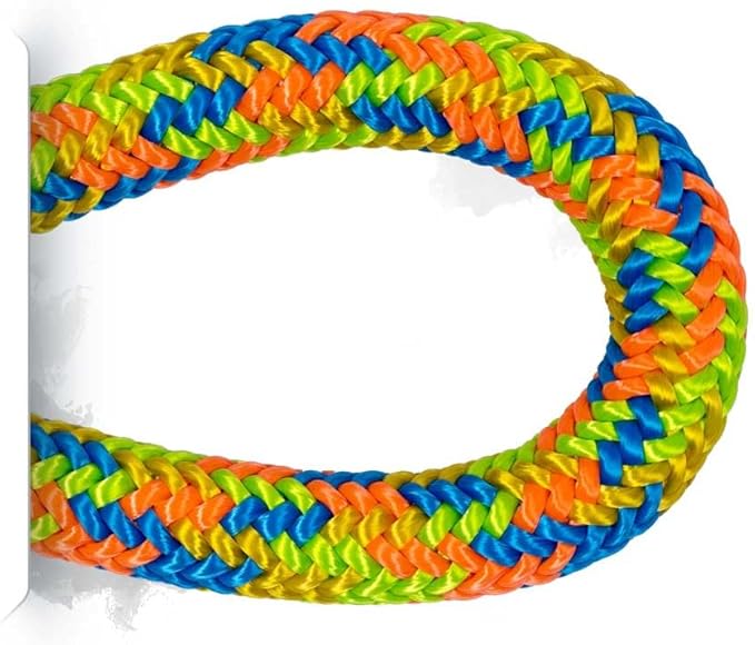 Pelican Rope Arborist Rope 11.8mm x 200Ft, USA Made High-Strength 24-Strands Static Climbing Rope - 5,400 lb Strength for Tree Climbing, Pulling, Outdoors & Swing - Viper, Tight Spliced Eye