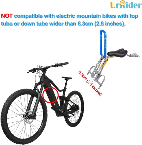 Child Bike Seat, Front Mount Kids Bike Seat,Fit Mountain Bikes, Cruiser Bikes, Folding Bikes, Ultra Light,Portable, Tool-Free, Quick-Release,Toddler Bike Seat for 2-6 Years(up to 60lbs)