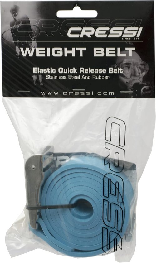 Cressi Elastic Weightbelt for Freediving, Spearfishing with Quick-Release Buckle - Malta: Designed in Italy by Cressi