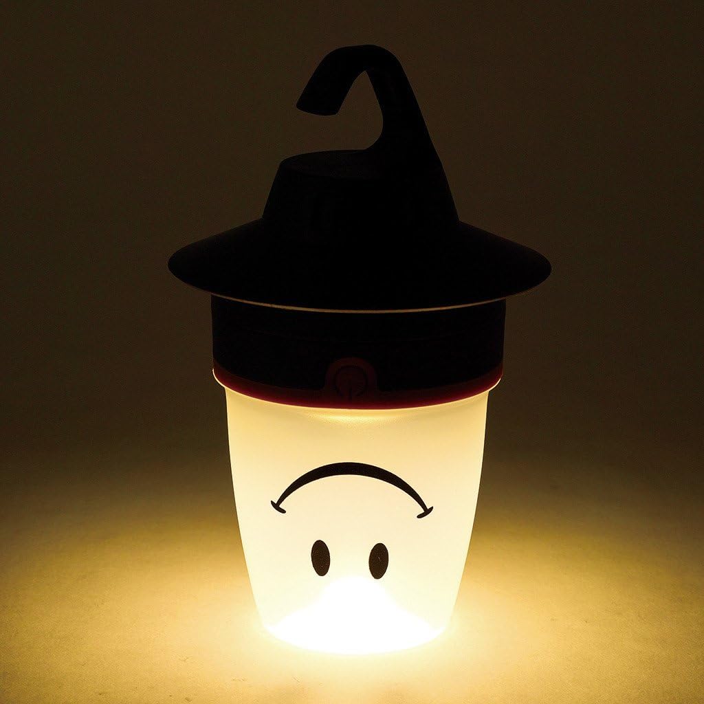 Time Concept SMiLE Soft LED Night Lantern - Woody Brown - Hanging Lamp, Battery-Operated