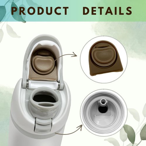 YJKRUJSE Replacement Cap for Owala Freesip, One Button Water Bottle Top Lid Compatible with Owala Cup 16oz 24oz 32oz 40oz, No Leakage Replacement Accessory for Owala Free Sip