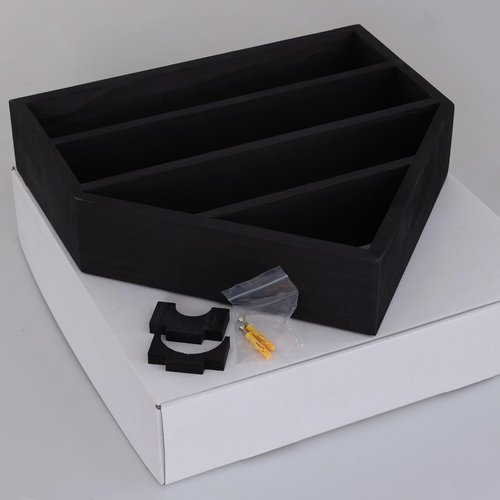 Baseball Display Case - Black Wood Baseball Shadow Box Display Case for 9 Balls, 13 Rings, and Bat – Wall Mount Baseball Holder Display Shelf for Game Balls, Trophies, and Memorabilia