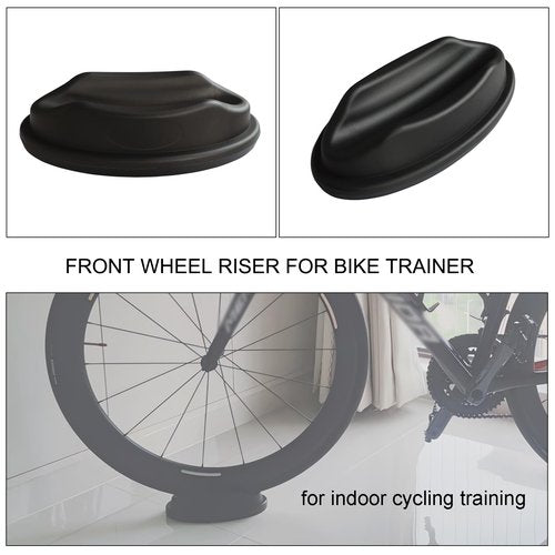 Bealuffe Bike Trainer Front Wheel Block, Bike Front Wheel Riser Block for Indoor Bicycle Trainer, Training Bike Wheel Holder