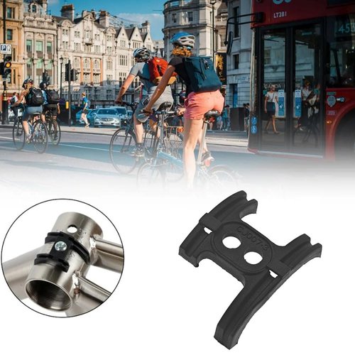 BOKWORE 2 PCS Bike Bottom Bracket Cable Guide YF007-3 Bike Anti Friction Bottom Bracket Tube with Screws for Mountain and Road Bikes Black