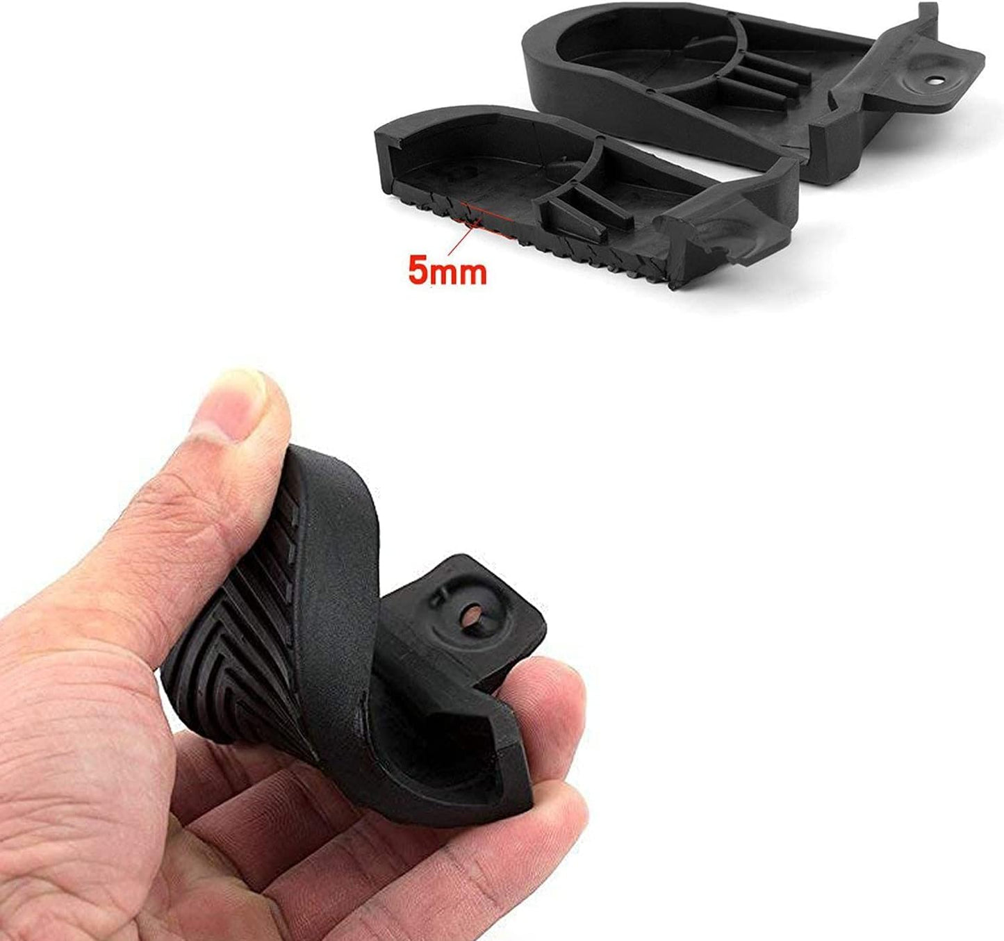 Thinvik Bike Cleat Rubber Cover Set - Bike Cleats with Covers for Shimano SPD-SL Cleats (Only Work for SH10 SH11 SH12 Road Bike Cleats)