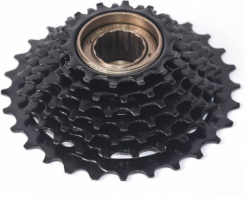 eBikeling 7 Speed Freewheel Bike Sprocket - Premium 14-28 Bicycle Sprocket for Smooth Gear Shifts - Essential Bike Components & Parts, Compatible with 7 Speed Freewheel Systems