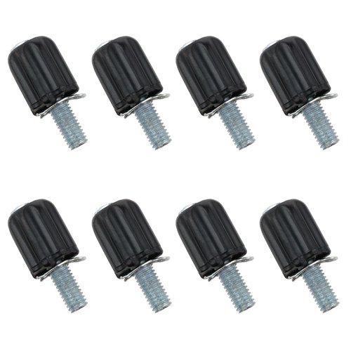 zutisay Bike Transmission Fine Adjustment Screws Index Adjusting Barrel M5 Downtube Barrel Adjuster for Bicycle Transmission Front and Rear Paddle Adjustment Brake Adjustment, etc. (M5) 8PCS