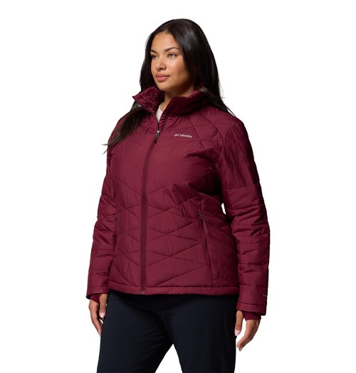 Columbia Womens Heavenly Insulated Puffer Jacket, Rich Wine, Small