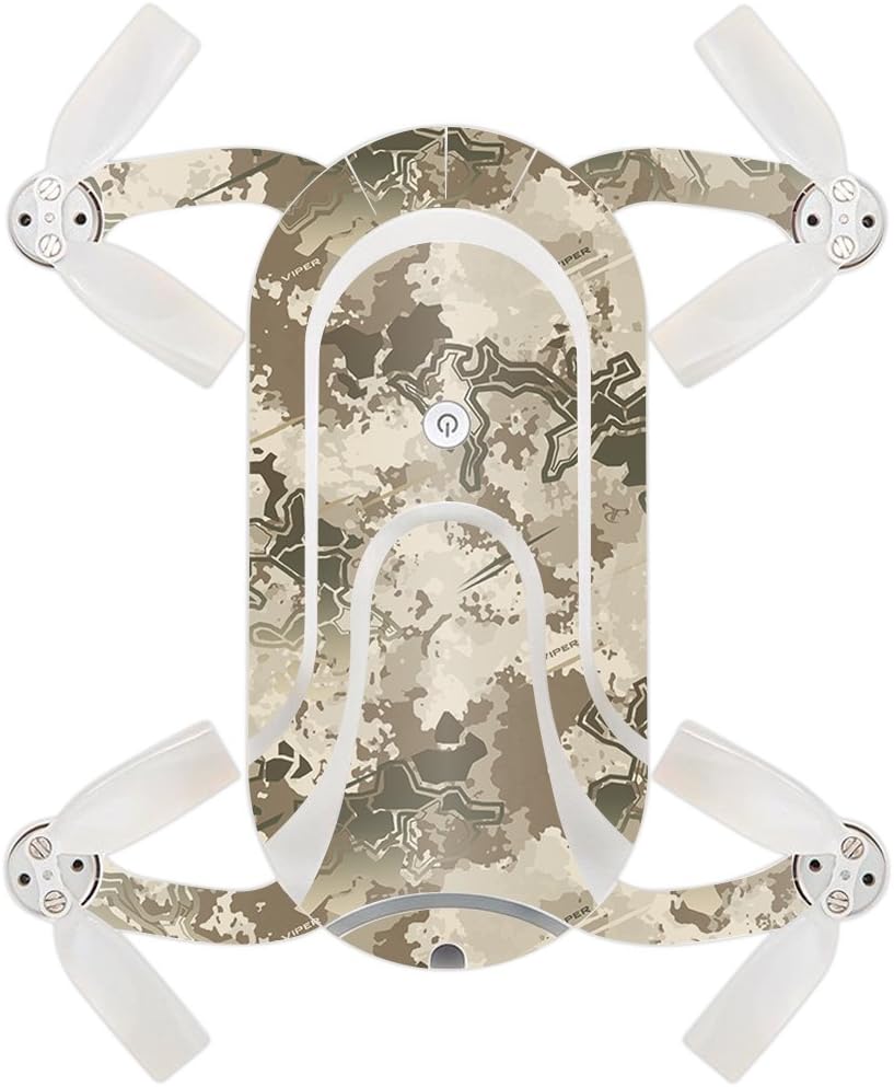MightySkins Skin Compatible with ZEROTECH Dobby Pocket Drone – Conceal Snow | Protective, Durable, and Unique Vinyl Decal wrap Cover | Easy to Apply, Remove, and Change Styles | Made in The USA