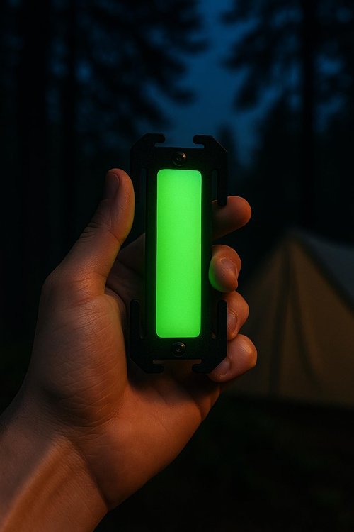 ONE Shear® Glow in The Dark MOLLE Emergency Identifier – Tactical 1 inch Web Gear Attachment for Outdoors, First Responders & EDC 2 Pack