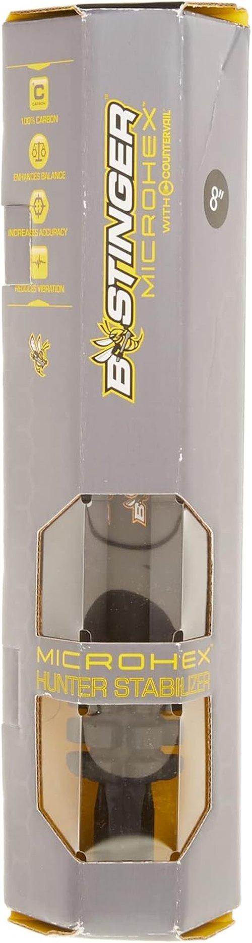 Bee Stinger B-Stinger MicroHex Stabilizer Matte 8", Black