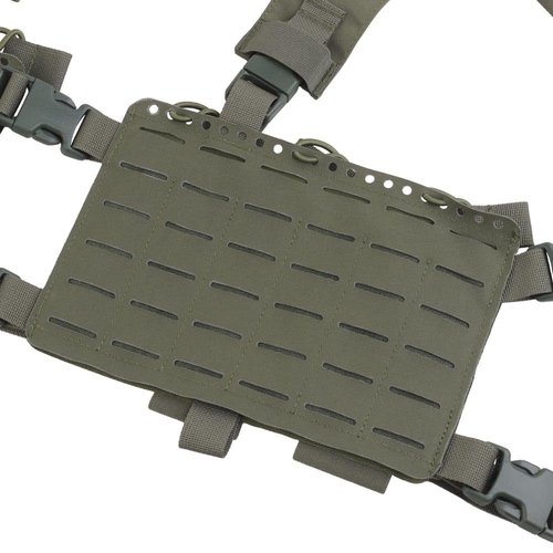 Shanyingquan Chest Rig Split Vest Quick Release MOLLE System Fit For Mag Pouch Radio GP Bag