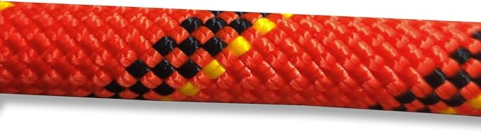 Static Climbing Rope 11mm UIAA Static Line Rappelling Rope 45M (150ft) Nylon Kern Mantle Rope for Escape Rope Rock Climbing, Mountain Tree Climbing, Hauling, Rescue