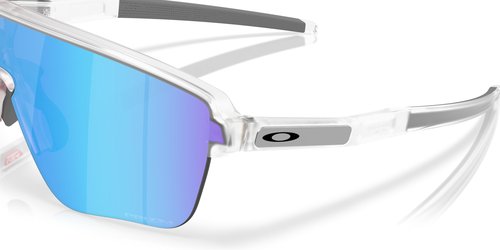 Oakley Men's OO9415 Corridor Square Rectangular Sunglasses, Matte Clear/Prizm Sapphire, 42 mm