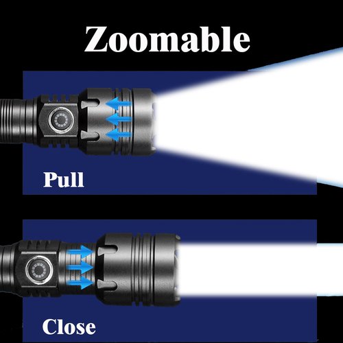 I0DO Rechargeable Blood Tracking Light for Night Hunting 2000 Lumens Blood Trail Tracking Flashlight Gifts for Hunter (Blood Finder Light)