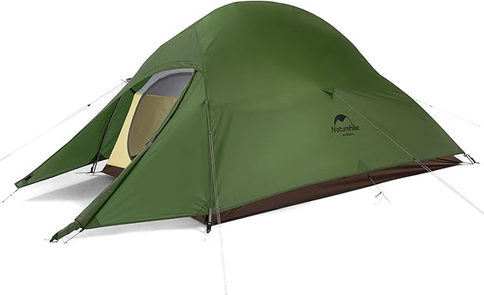 Naturehike Cloud-Up 2 Person Tent Lightweight Backpacking Tent with Footprint - Free Standing Ultralight Camping Hiking Backpack Tents Two Person Tent