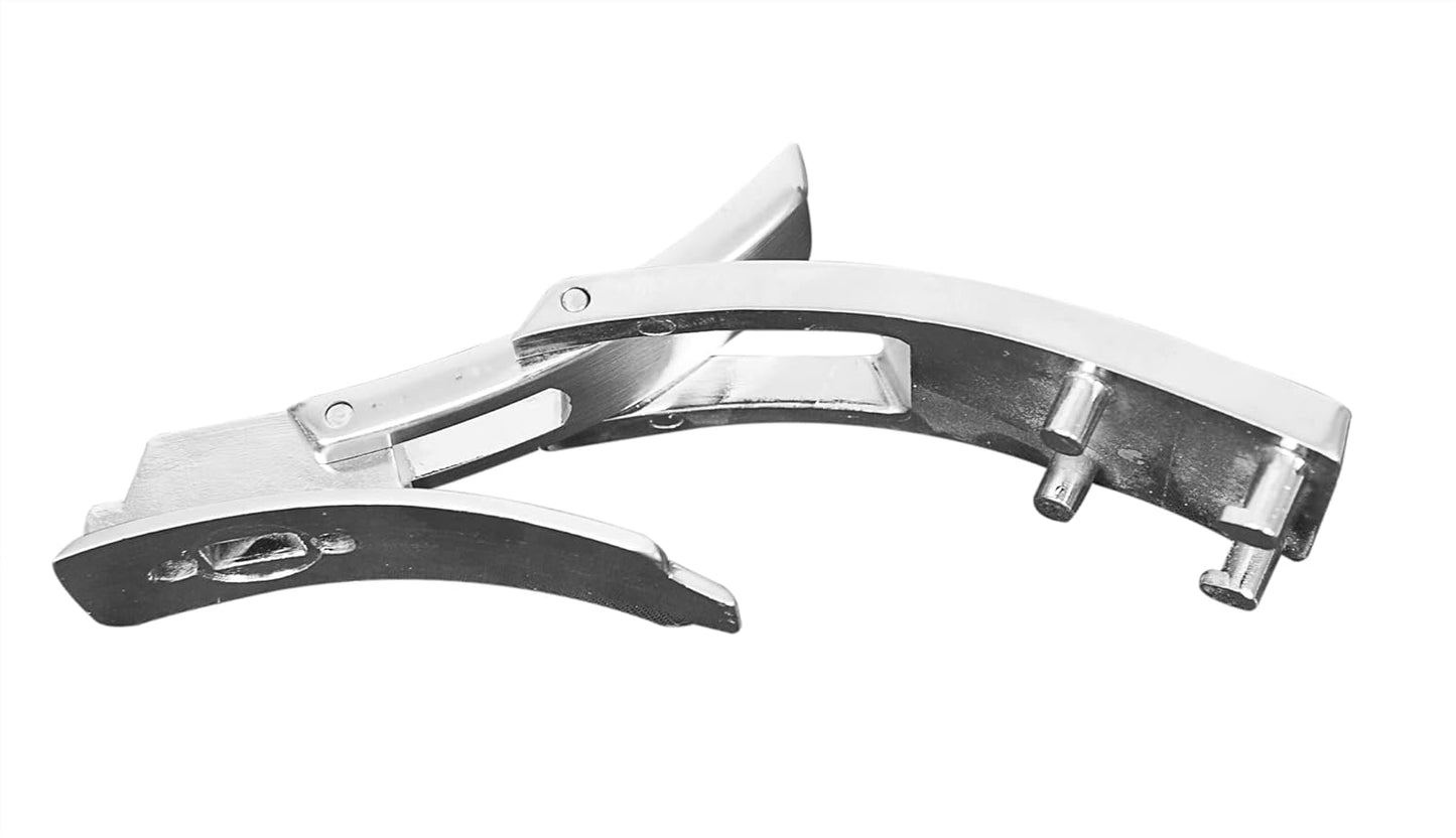 Replacement Lever Buckle for 13MM Thick Powerlifting Lever Belts by Grip Power Pads Weightlifting Belt in Chrome Colors with Embossed LOGO